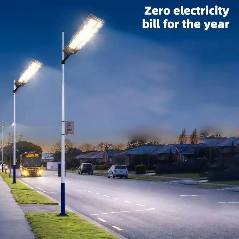 Solar Street Light IP65 6500K 100000LM High Brightness LED