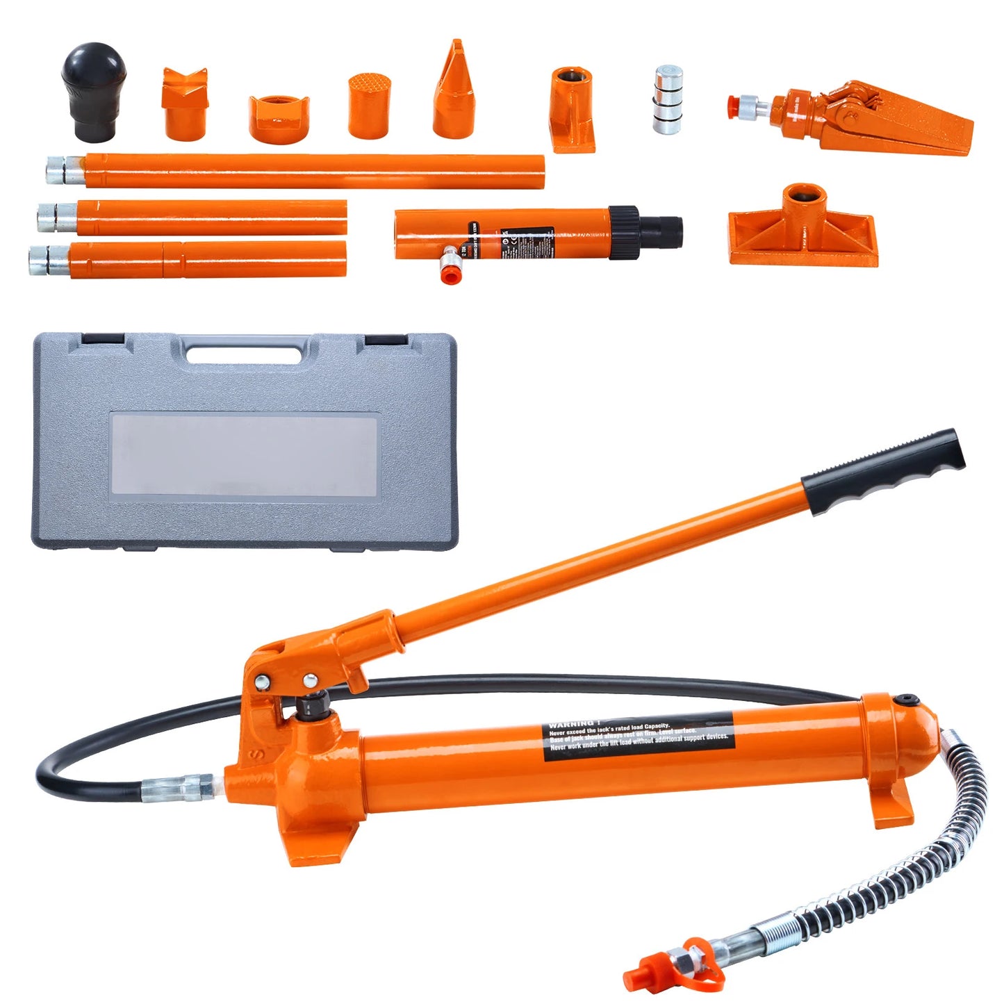 SucceBuy 12T Porta Power Hydraulic Jack Kit With Storage Case