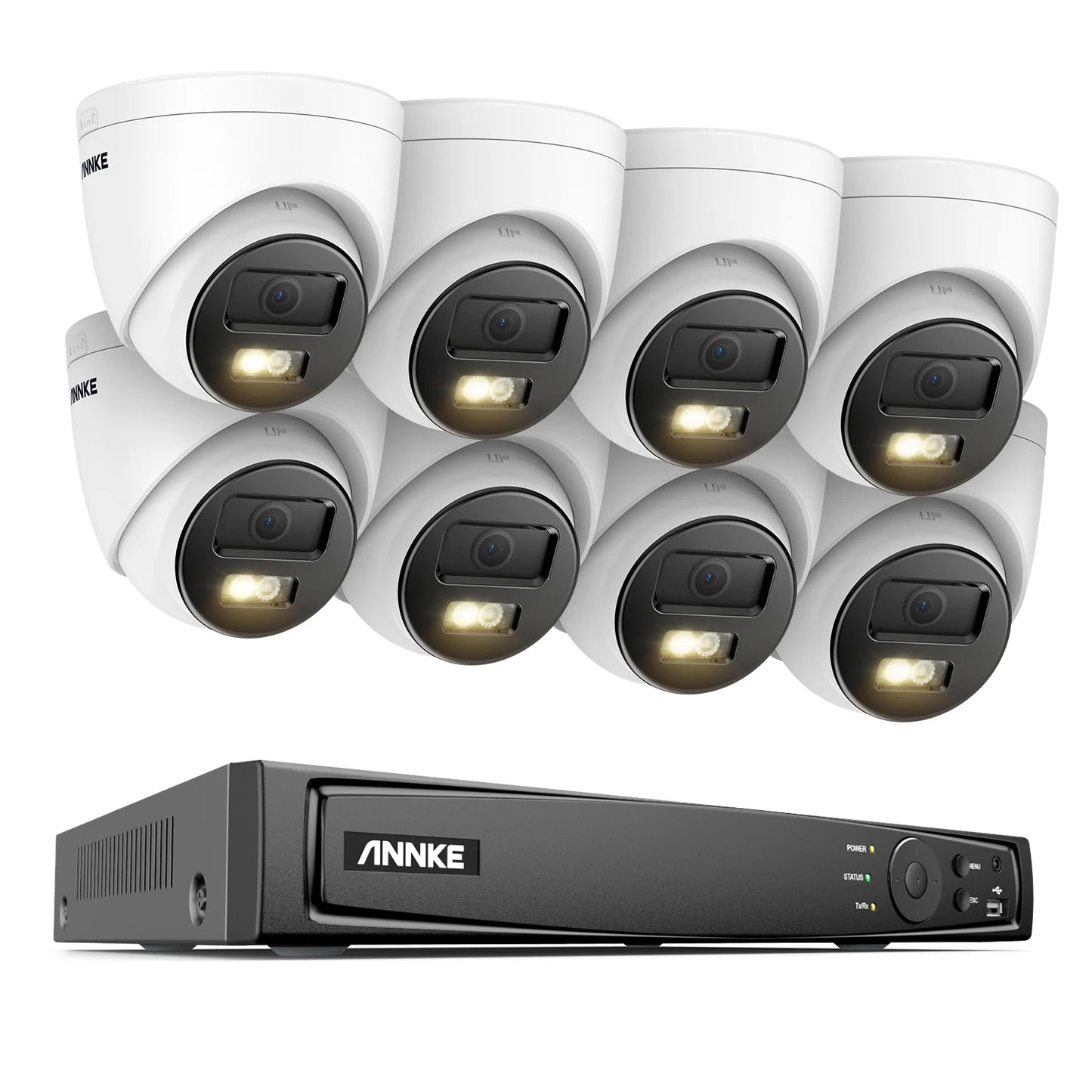 ANNKE 16 Channel NVR 12MP HD IP Security Camera System