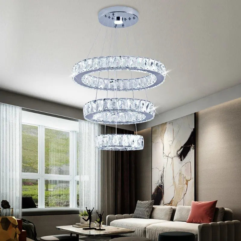 GreeLustr Crystal Chandeliers Luminaria Nordic Pendant Lamp