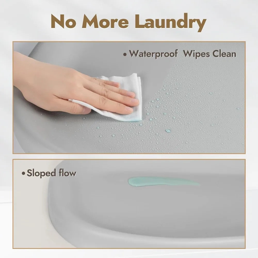 Papablic Wipeable Baby Changing Pad With Removable Strap