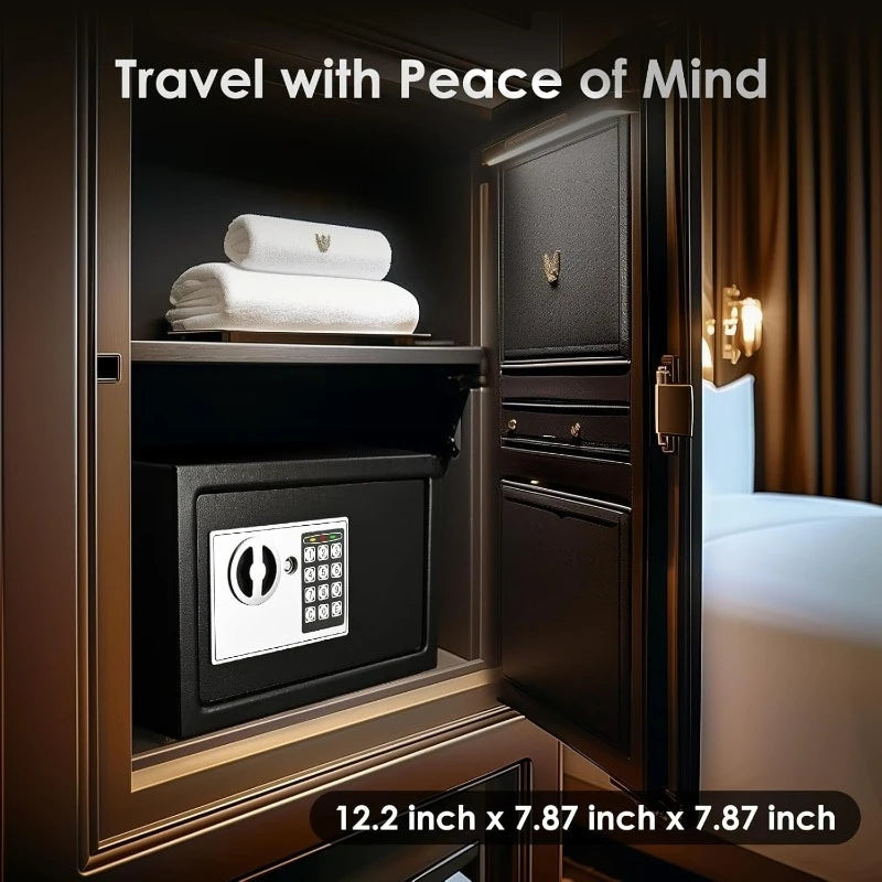 Hign-Concerned Dorm Safe With Fireproof Bag And Keypad