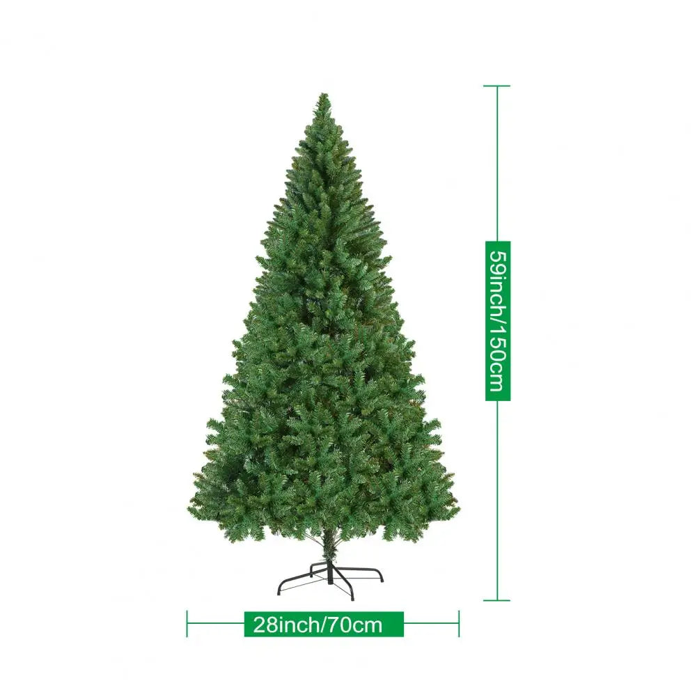 Christmas Pencil Tree With Iron Base Thick Branch Tips