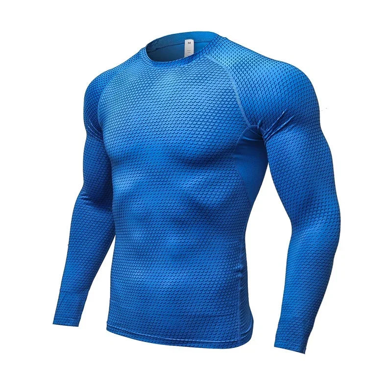 NONECN Quick Dry Long Sleeve Fitness Running Shirt