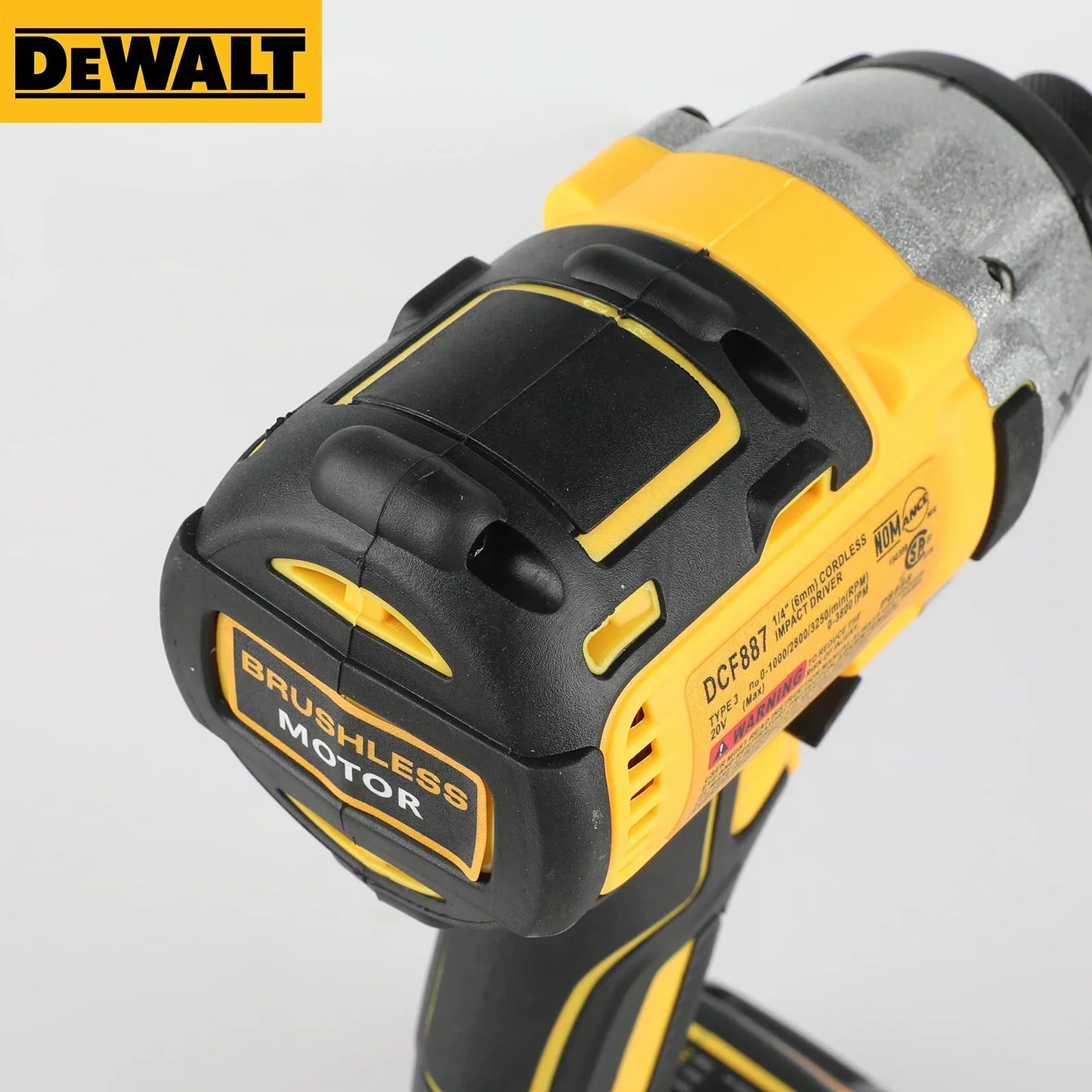 DEWALT 20V Cordless Drill Driver DCD887 Brushless Impact
