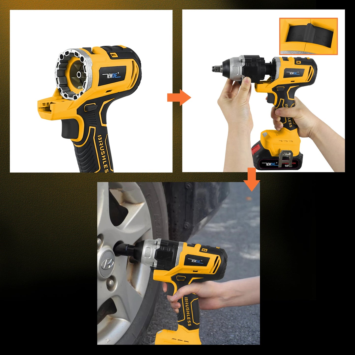 Hign-concerned 18V Brushless Multifunction Tool 12 In 1 Kit