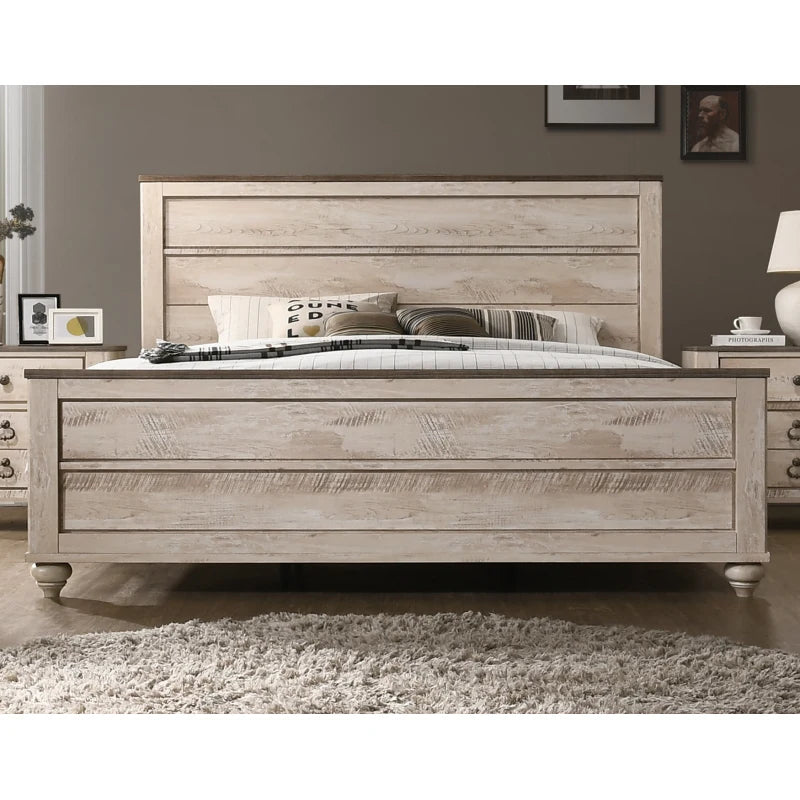 Imerland 4 Piece Bedroom Set Dresser Mirror Nightstand Bed