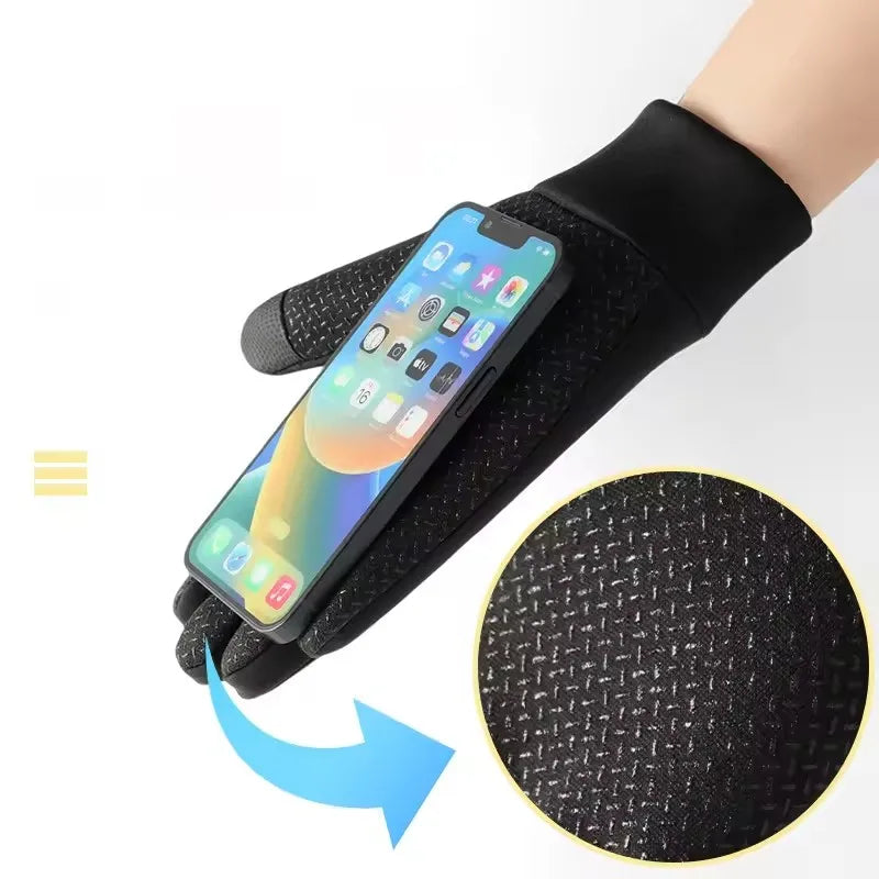 Unisex Touch Screen Windproof Warm Gloves Waterproof Non Slip