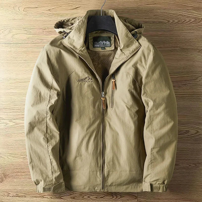King Billion Men Spring Autumn Hooded Casual Outdoor Jacket