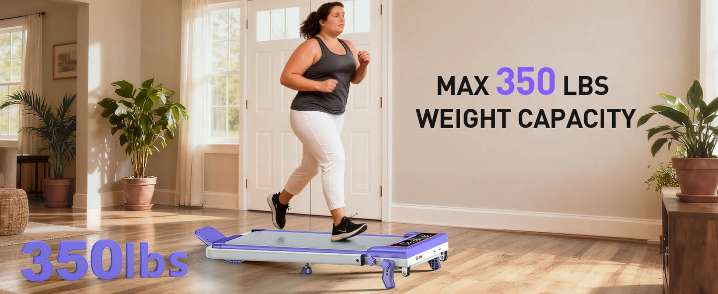 Folding Treadmill With Incline And RGB Lights Dual Screen