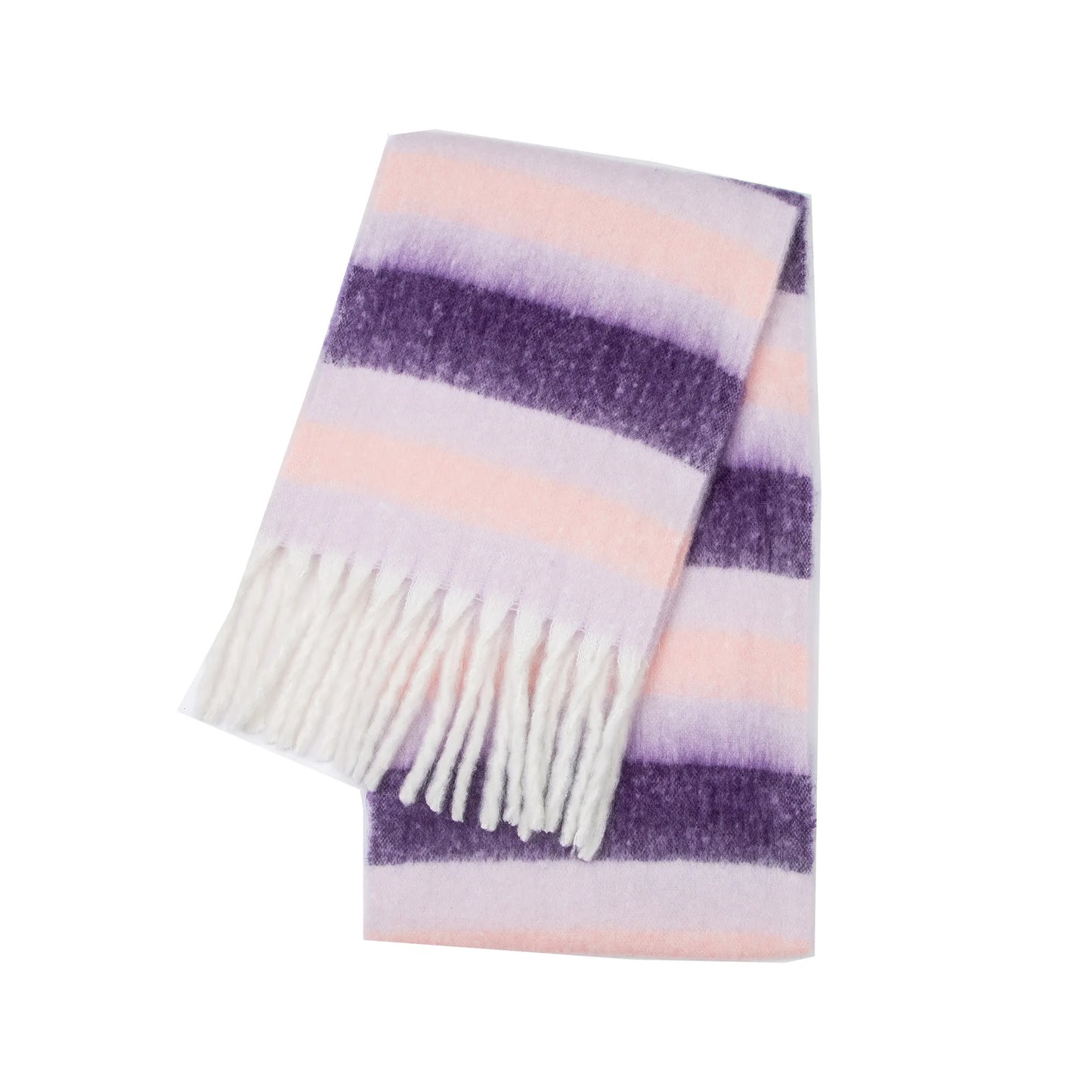 SENAIFEICN Winter Thick Warm Scarf Women Polyester Shawl