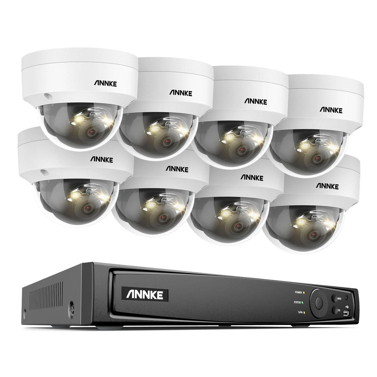 ANNKE 16 Channel NVR 12MP HD IP Security Camera System