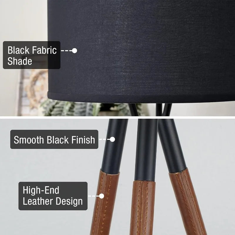 Kira Home Sadie Mid Century Tripod LED Floor Lamp Accent