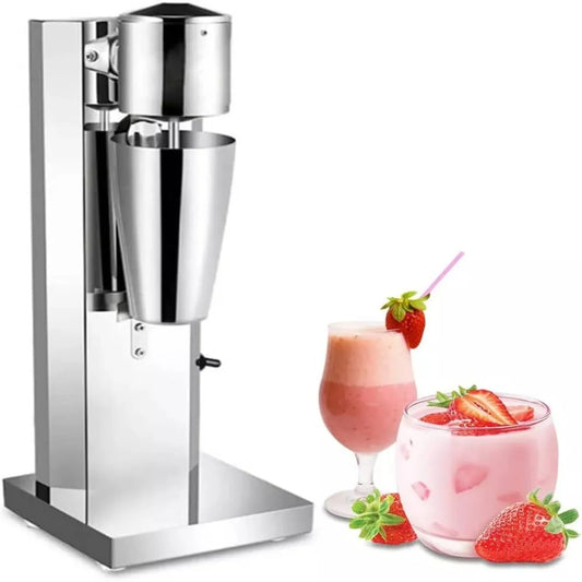 Bymaocar Electric Milkshake Maker Machine Stainless Steel Commercial 110V Mixer