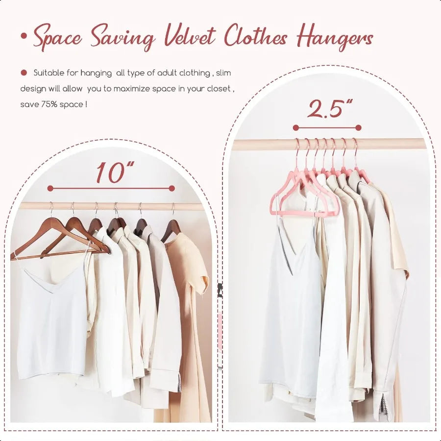 Veet Hangers 60 Pack Non Slip Hangers Ultra Slim Coat