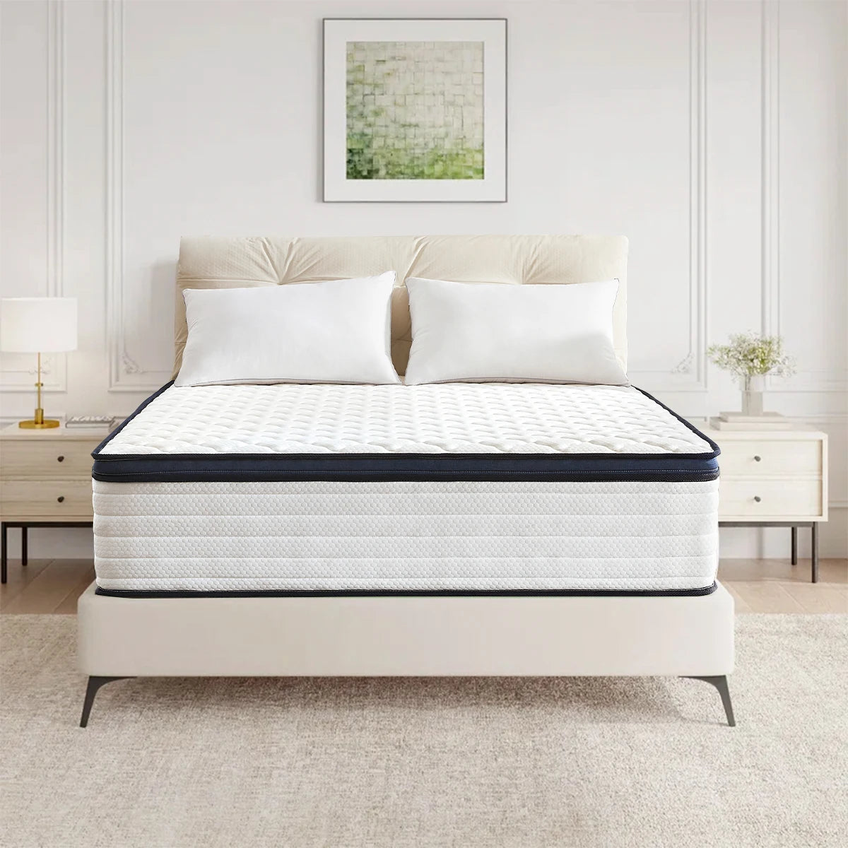 Amztree Gel Memory Foam Hybrid Mattress Pressure Relief Motion Isolation
