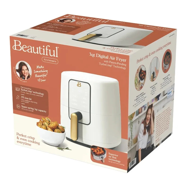 HAOYUNMA TurboCrisp Air Fryer For Fast Even Cooking