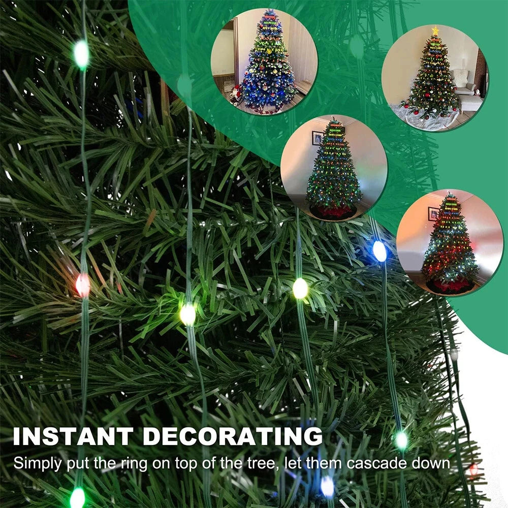 MIMIRGB 5V RGBIC Fairy String Lights Christmas Garland