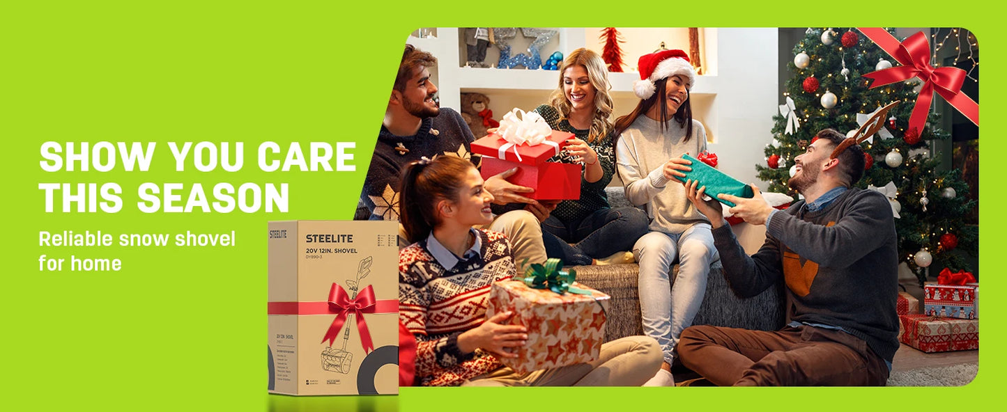 Deli 21V Cordless Snow Shovel With 4Ah Battery Performance