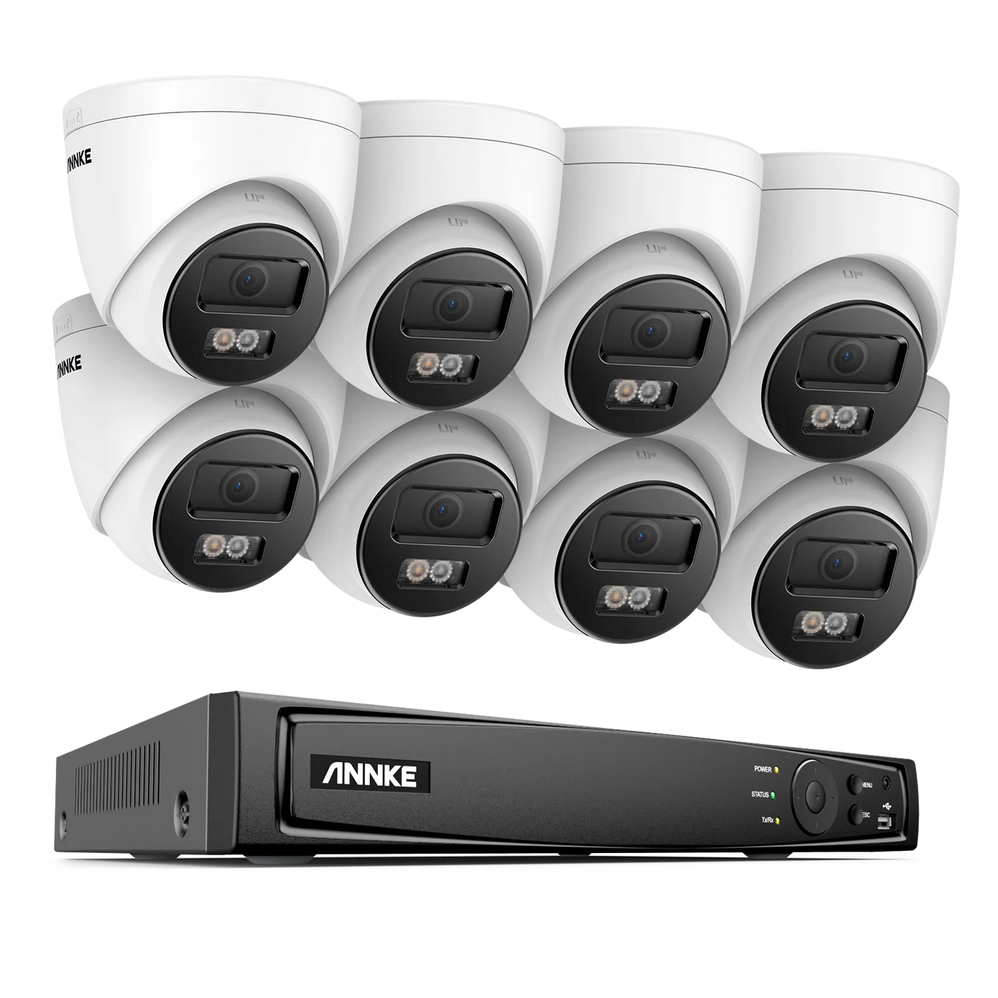 ANNKE 8 Channel 4K PoE NVR Security System With Cameras