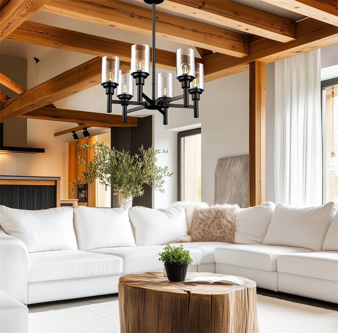 Vrygle Farmhouse Pendant Chandelier For Kitchen Island