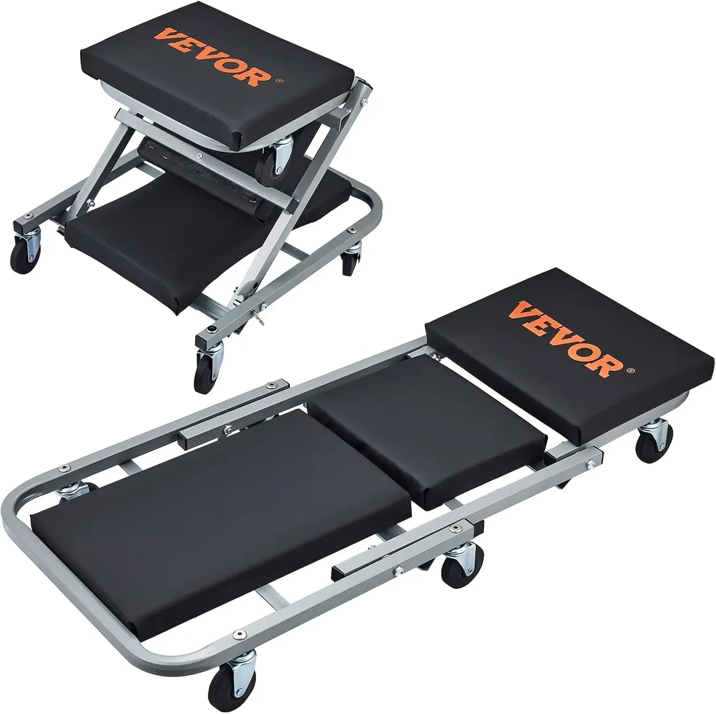 XMSJ Mechanic Creeper Low Profile 300 Lb Capacity With Wheels