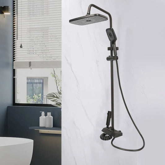 TOPINCN Rainfall Shower Head Set With Handheld Sprayer