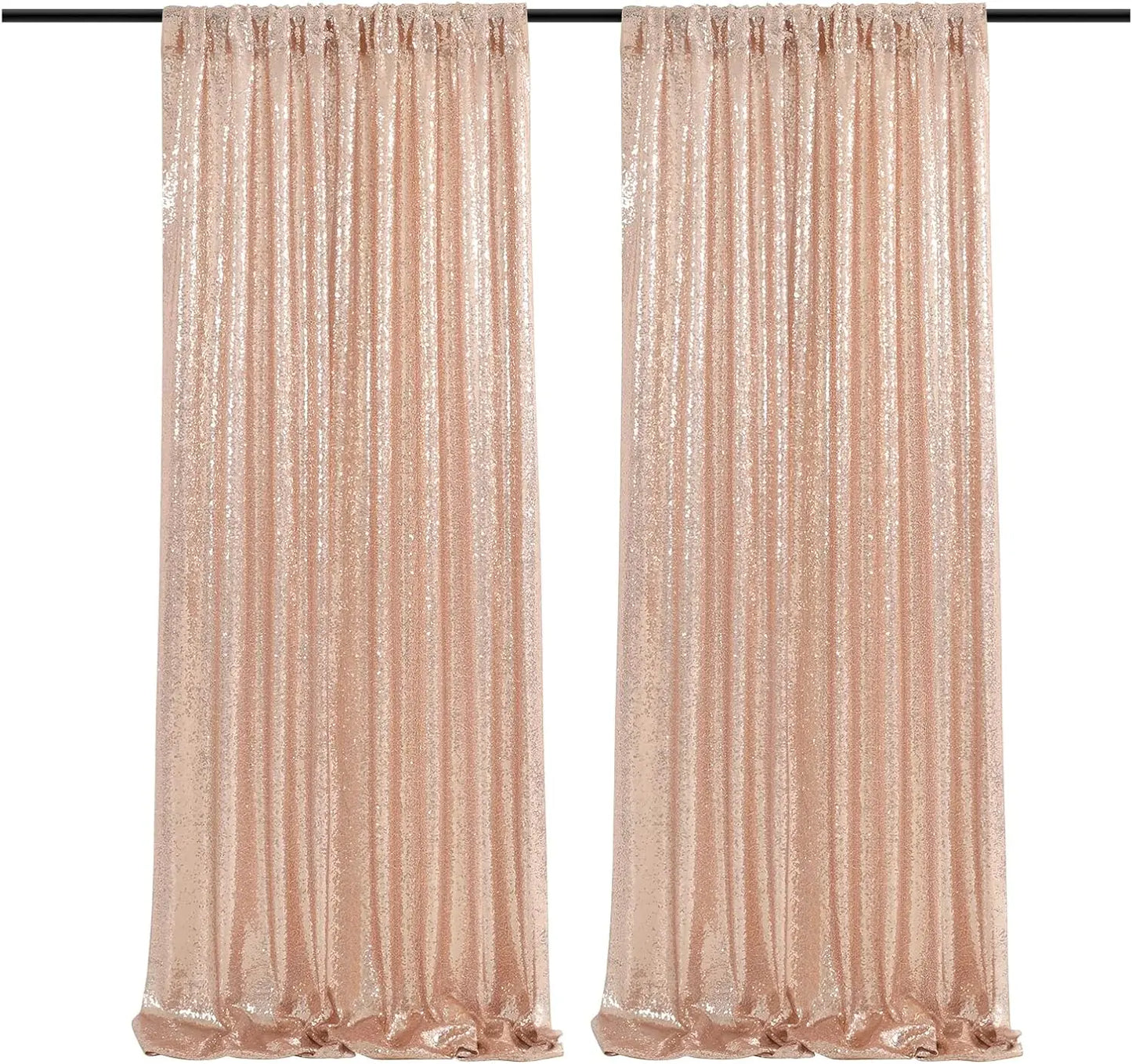 Hign-concerned Sequin Backdrop Curtain for Party Decor