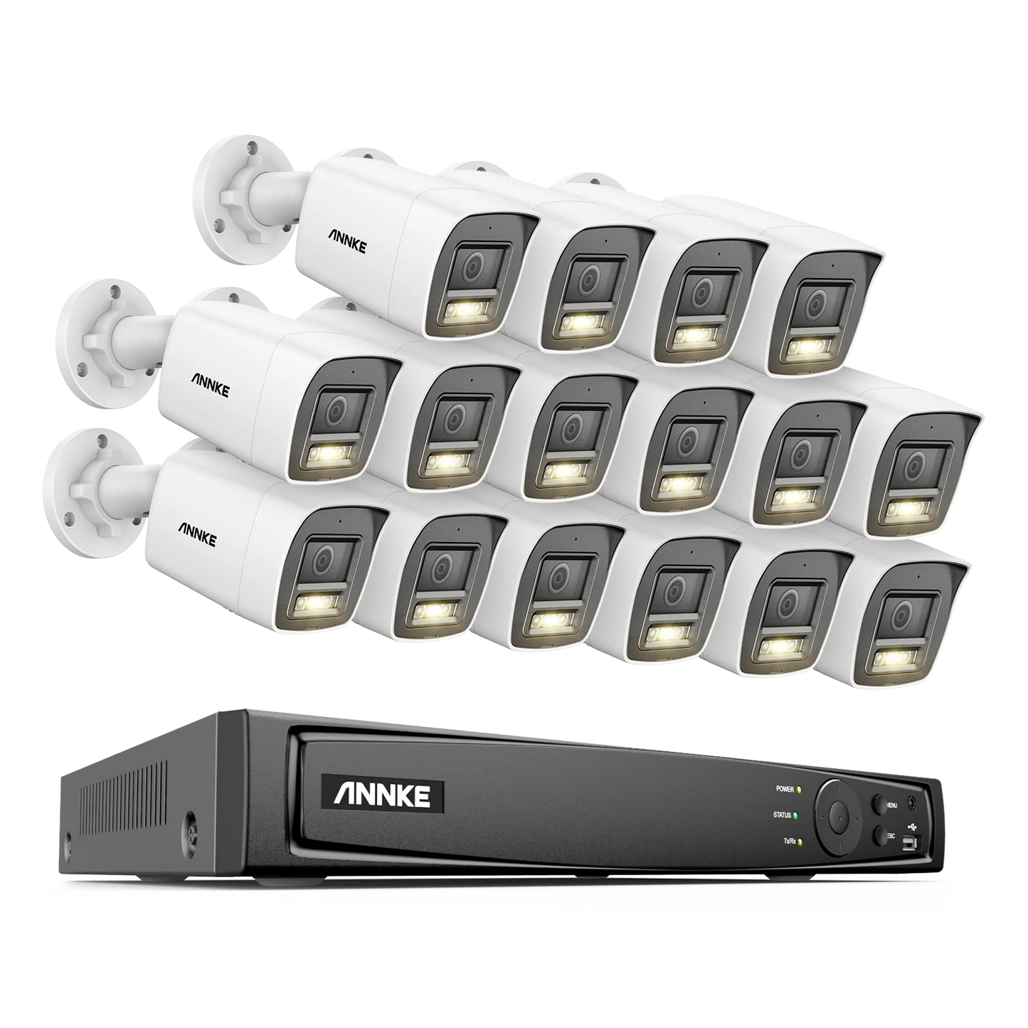 ANNKE 16CH NVR 12MP HD IP Security Camera System PoE