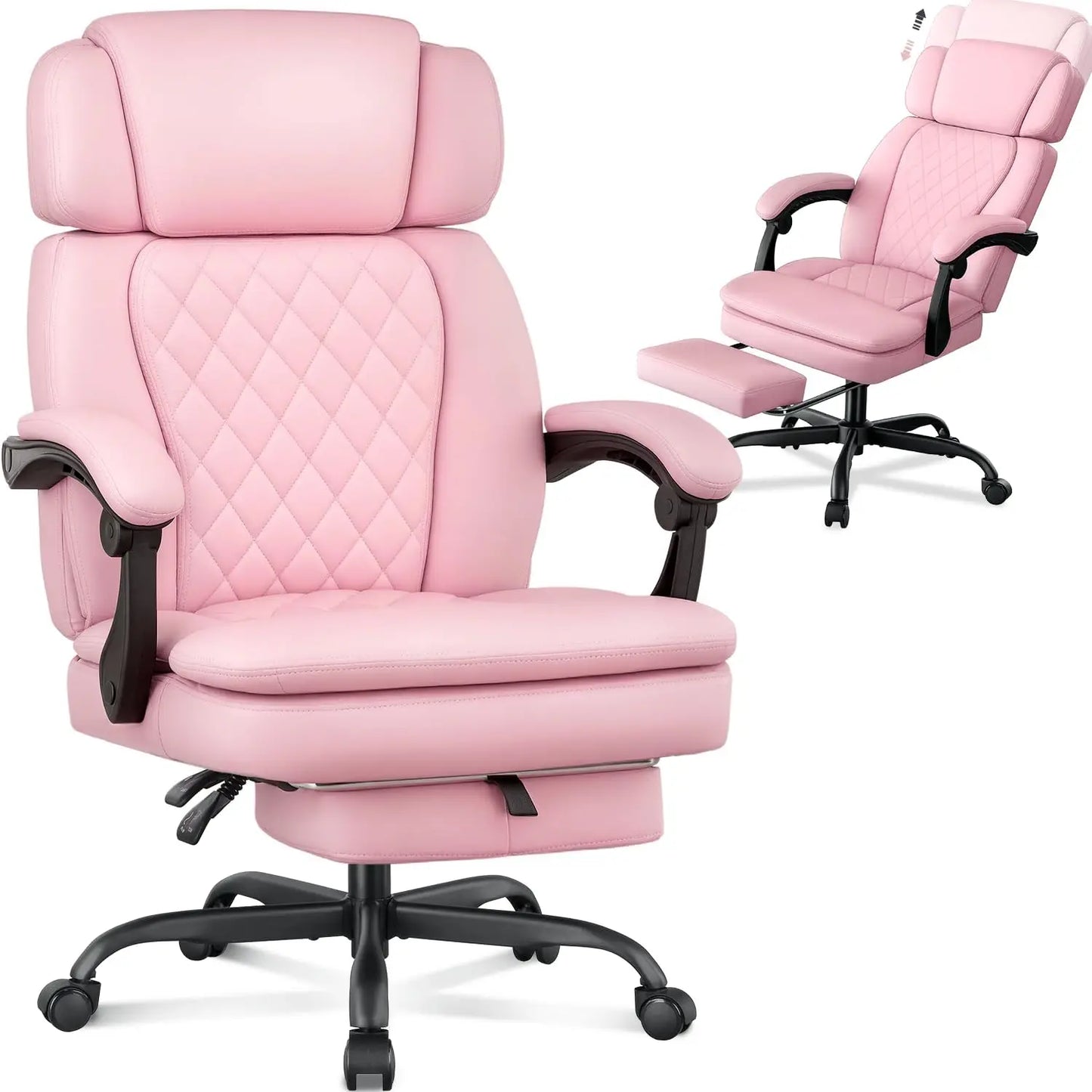 Guangbai Executive Office Chair Footrest Big And Tall
