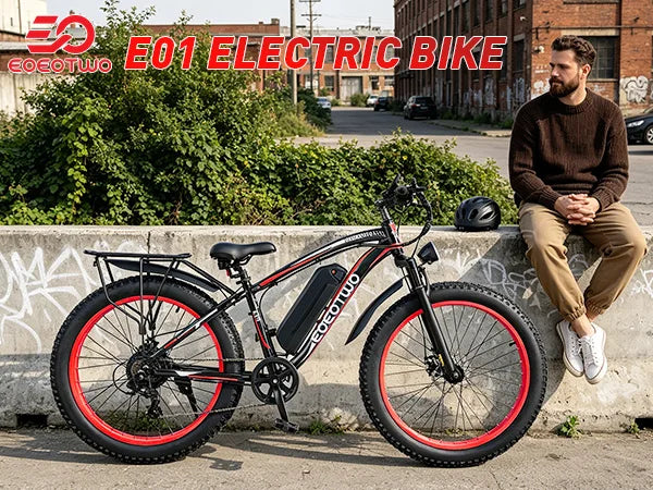 EOEOTWO 1500W Fat Tire Electric Bike For Adults 34MPH