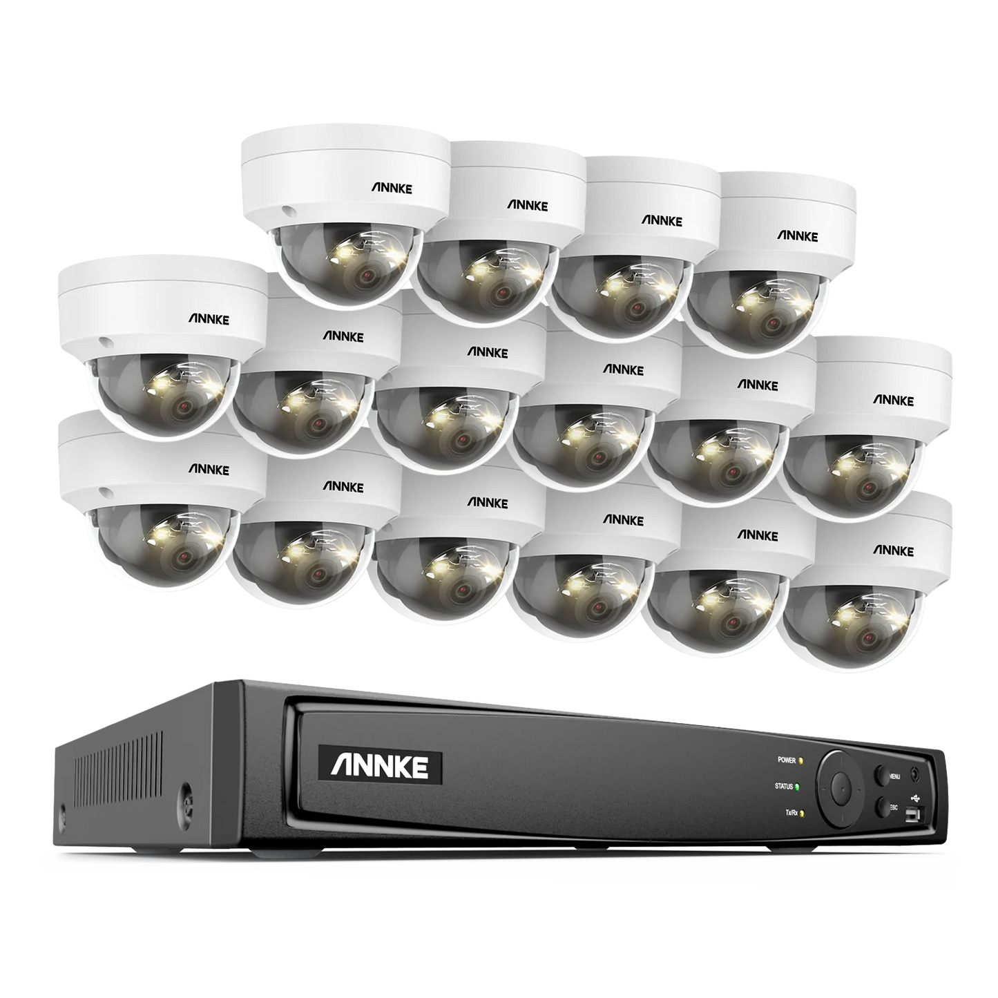 ANNKE 16 Channel NVR 12MP HD IP Security Camera System