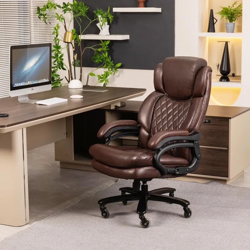 500lbs Heavy Duty Big Tall Office Chair 360 Swivel Desk