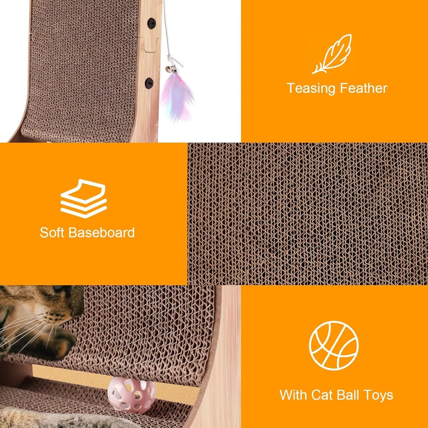 Guangdong L Shaped Cat Scratcher Cardboard Protector