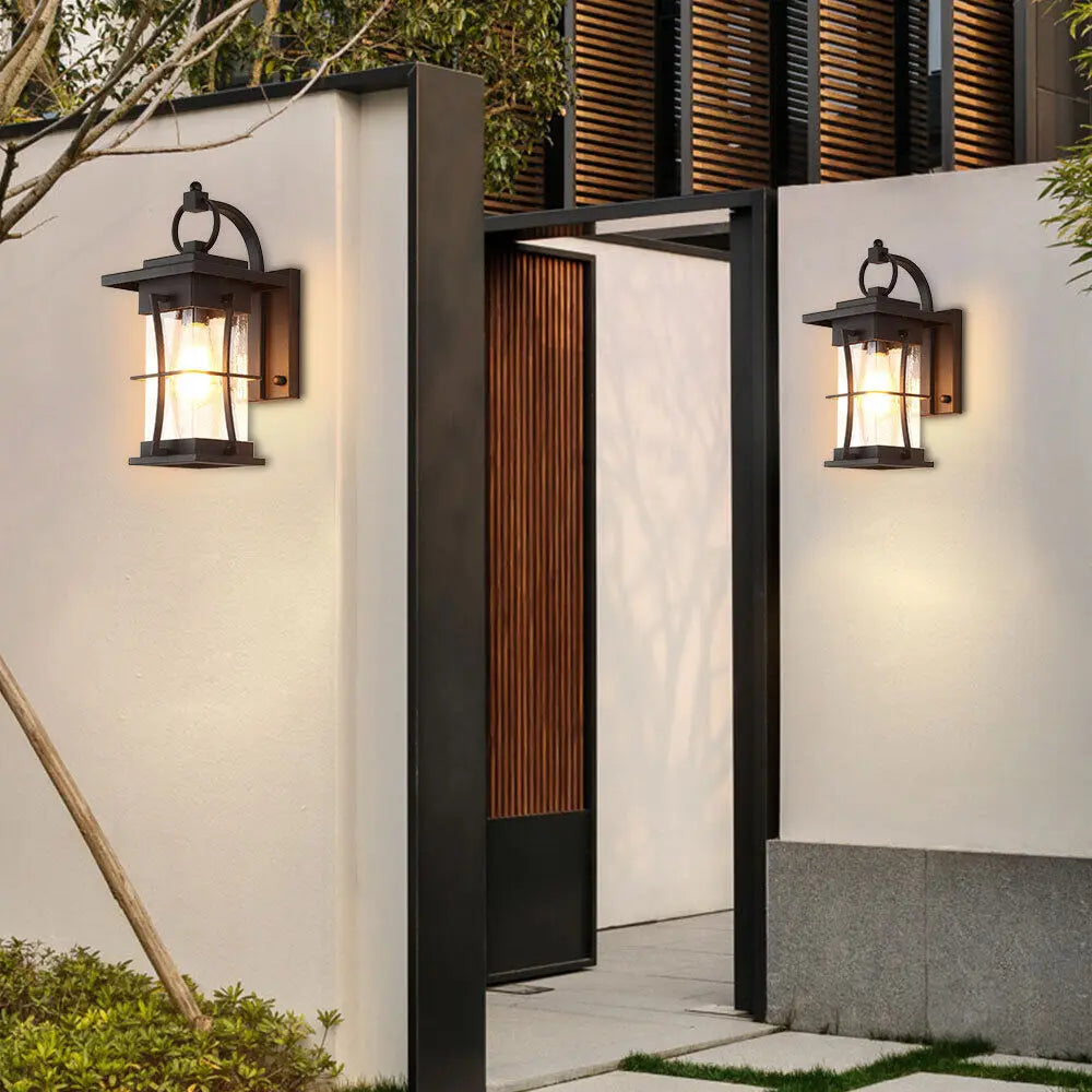 Loyalheartd Outdoor Porch Light Rustic Wall Lantern