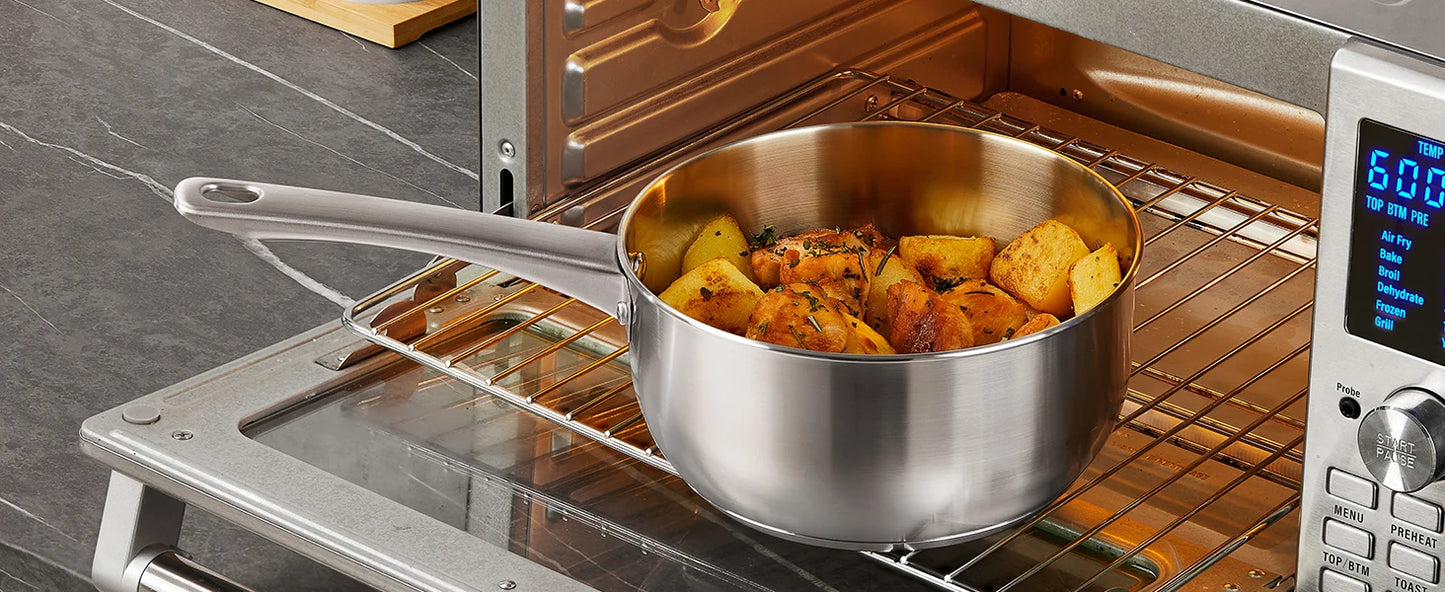 KOCH SYSTEME CS Stainless Steel Saucepan Set Induction Compatible