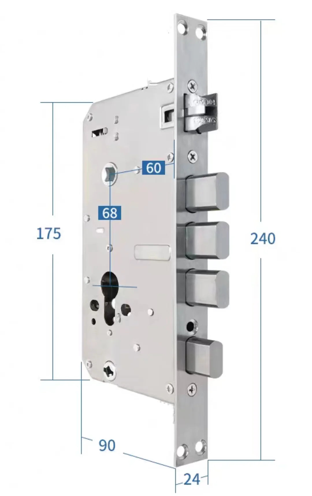 YKESDL Smart Door Lock With 3D Face Recognition And Camera