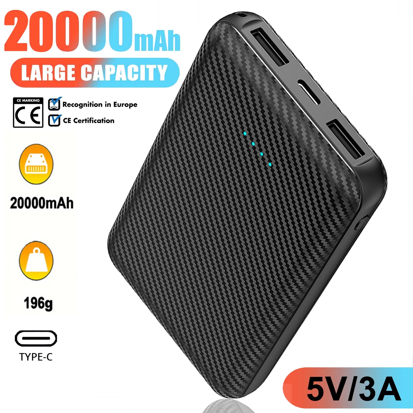MCDVGear 20000mAh Heated Vest Power Bank For Smartphones