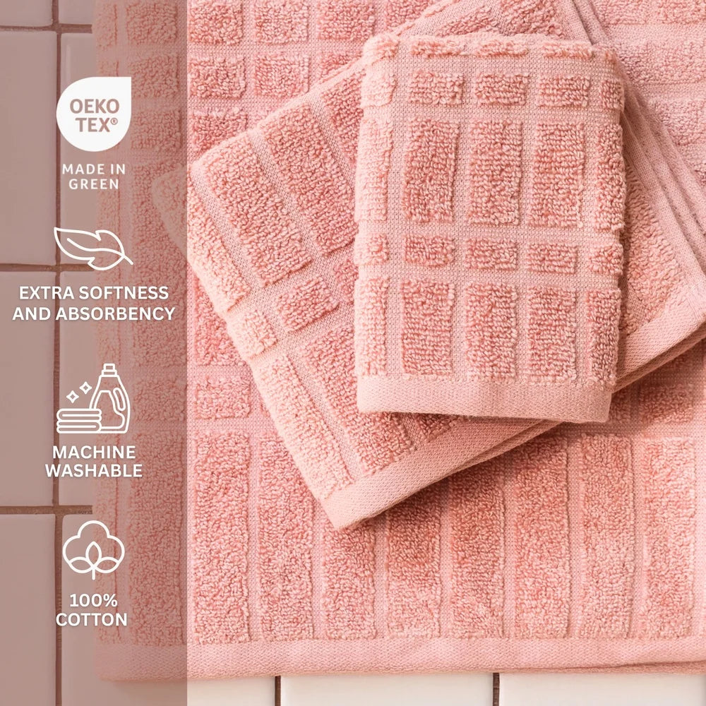 DUTRIEUX Cotton Towel Set Soft Absorbent Bath Towels