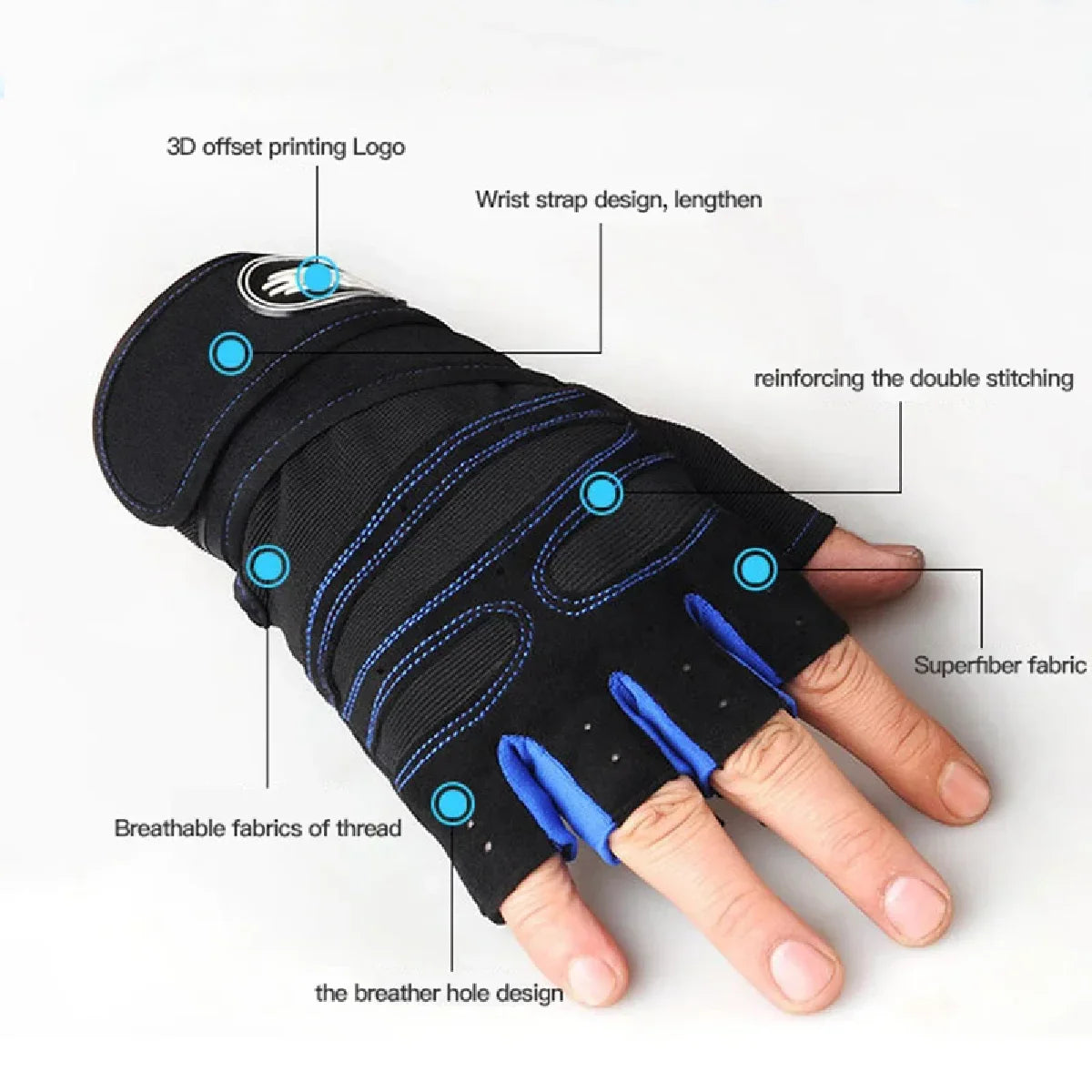 Gafastwocn Gym Gloves For Men Women Lifting Shockproof