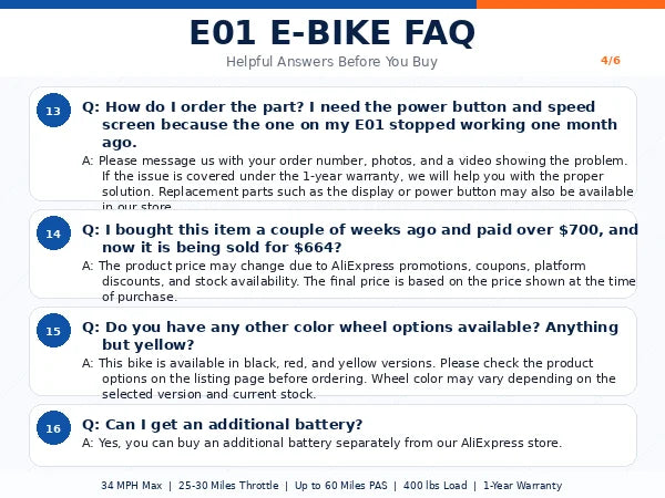 EOEOTWO 1500W Fat Tire Electric Bike For Adults 34MPH