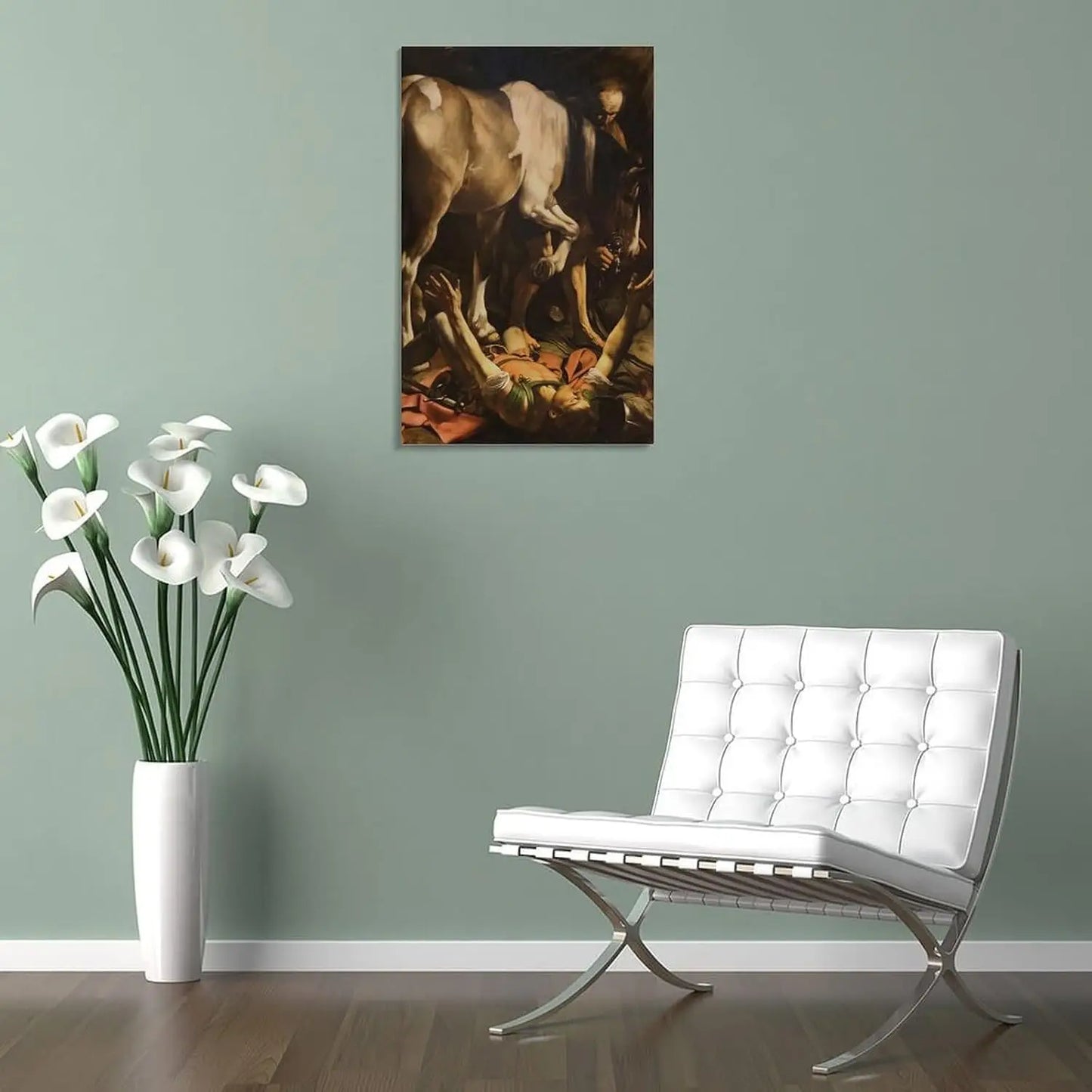 Hignconerned Saint Paul Caravaggios Canvas Art Poster