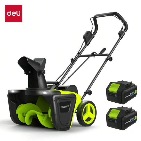 Deli Cordless Snow Blower 42V With 4.0Ah Batteries And Charger