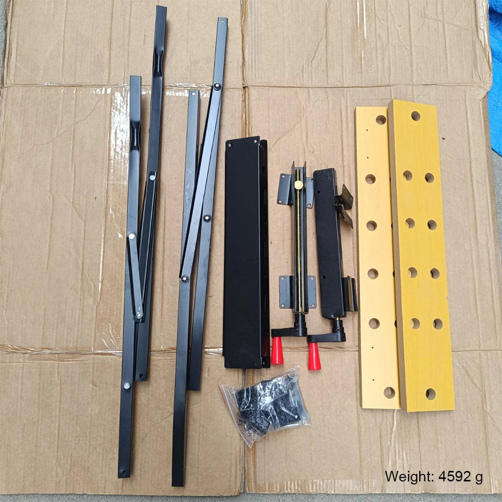 Folding Sawhorse Workbench With Measuring Ruler And Protractor