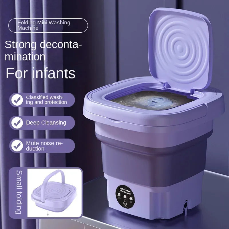 BALASHOV Portable Folding Washing Machine For Travel