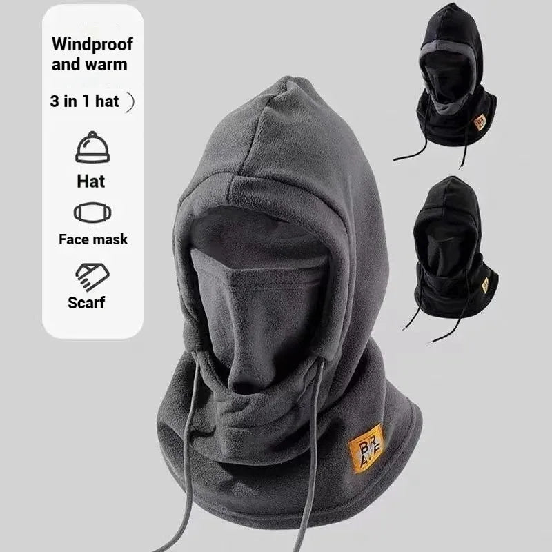 Winter 3in1 Balaclava Hat With Mask And Neck Warmer