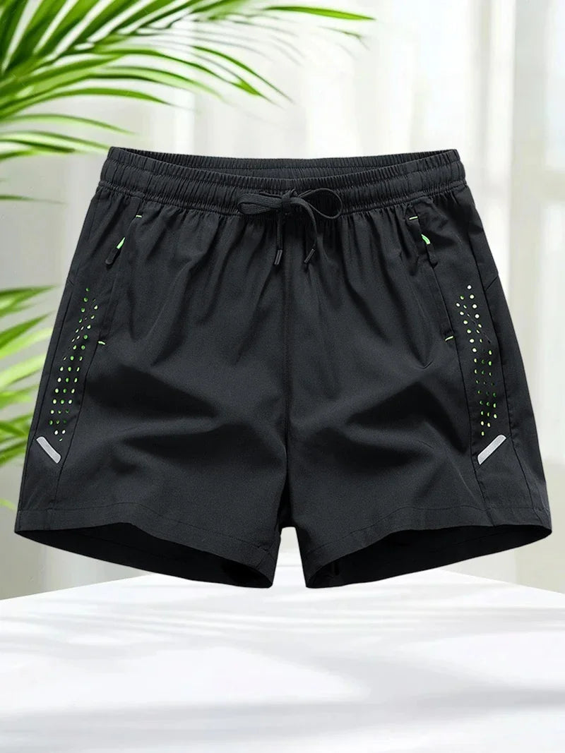 TIKALIACN Quick Dry Men Running Shorts Breathable Workout