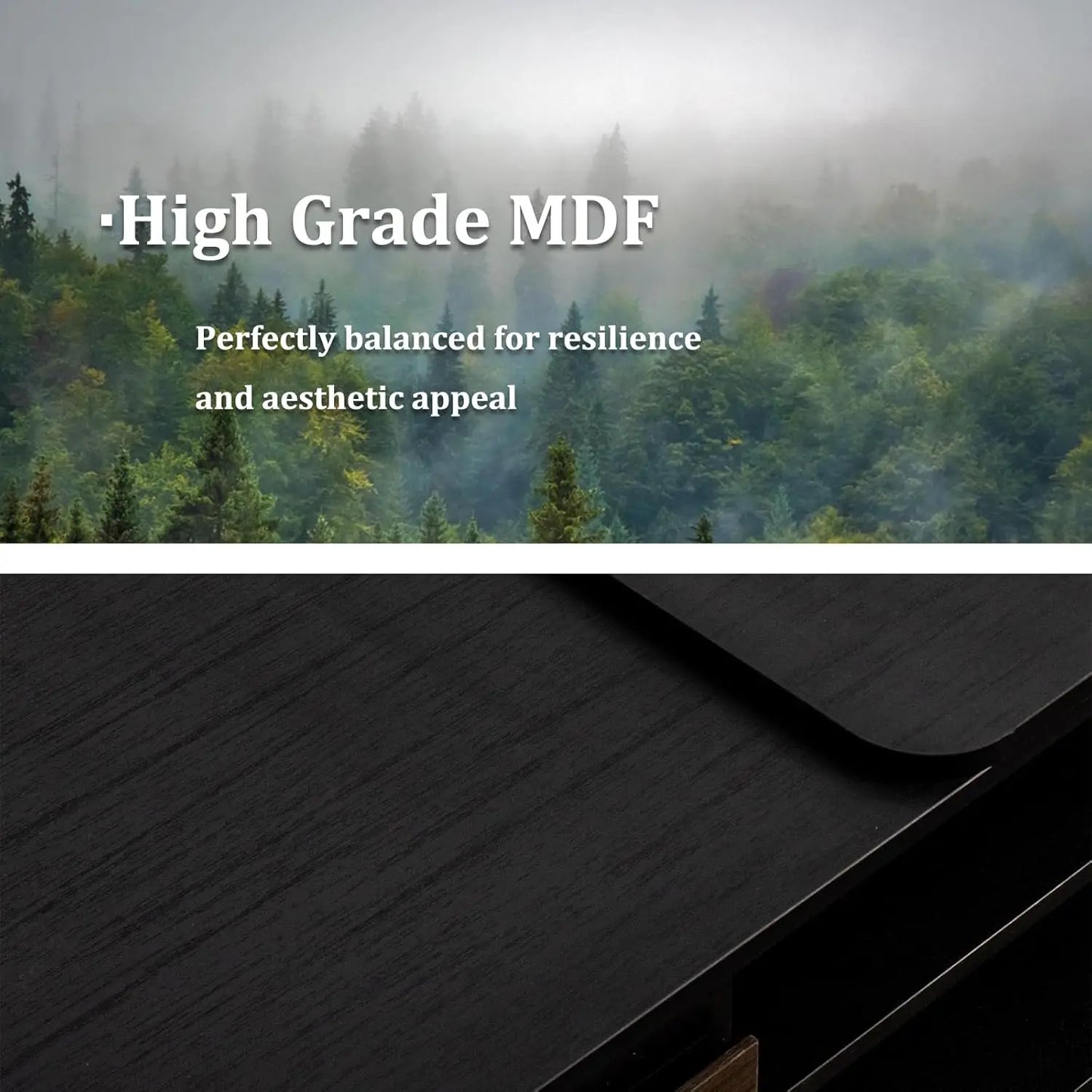 XMSJ Extendable Coffee Table With Drawer Mid Century Modern