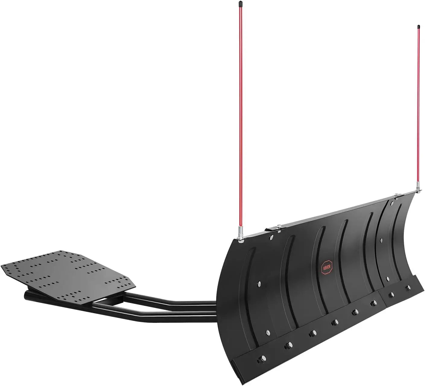 Heavy Duty Snow Plow Blade With Universal Mount Kit Adjustable