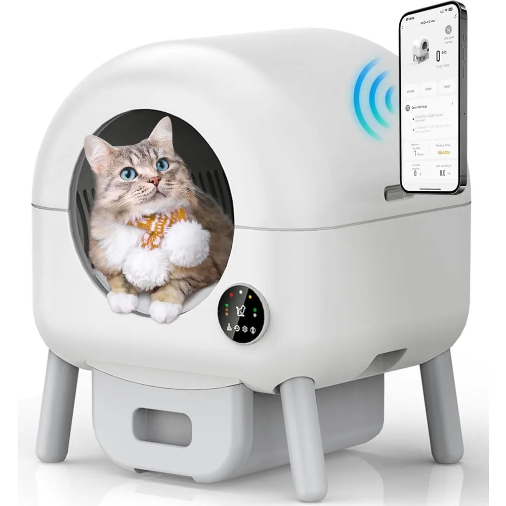 Hangzhou Huanyu Technology CoLtd 103L Automatic Self Cleaning Litter Box